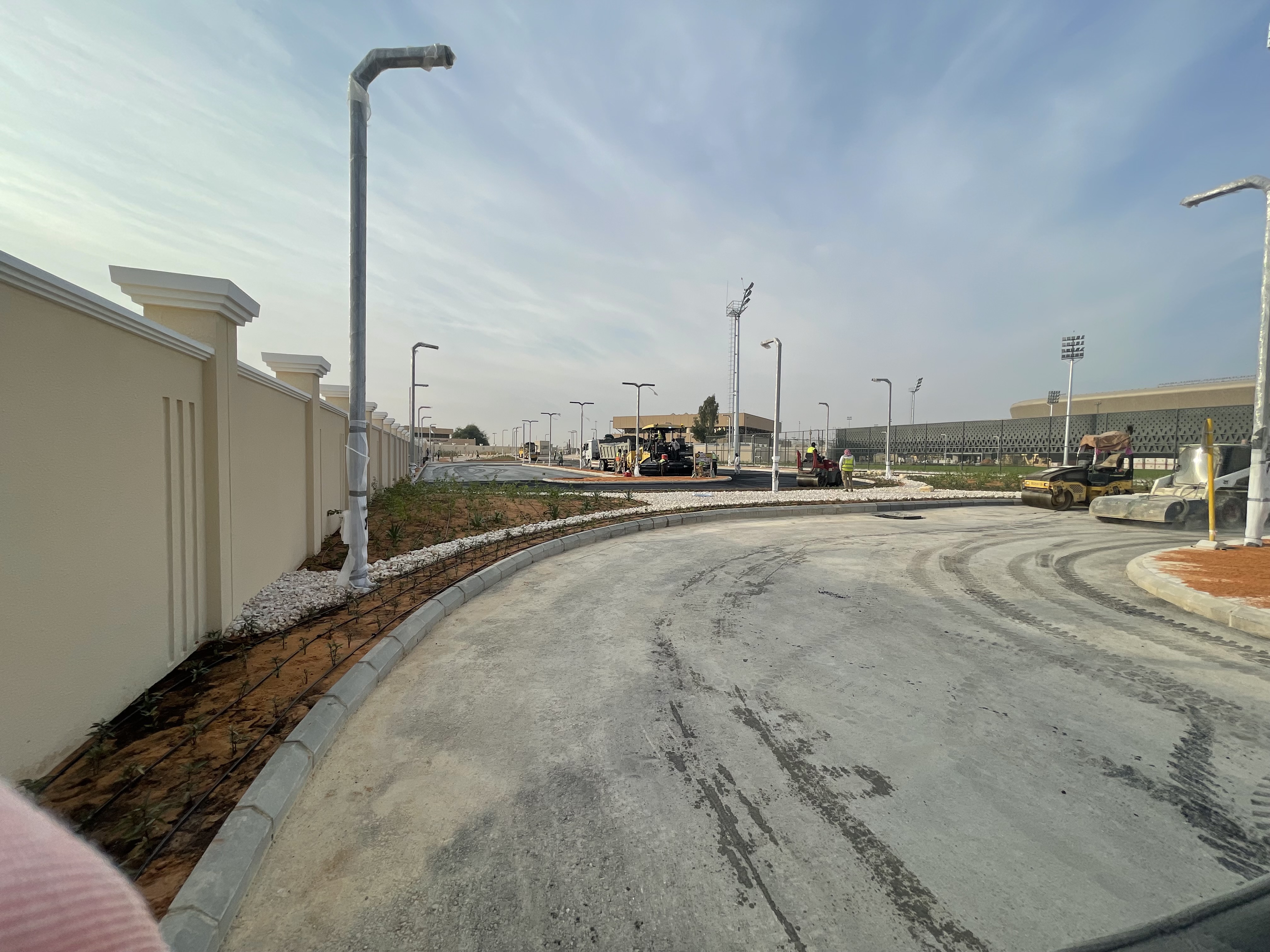 أعمال الرصف المؤقت