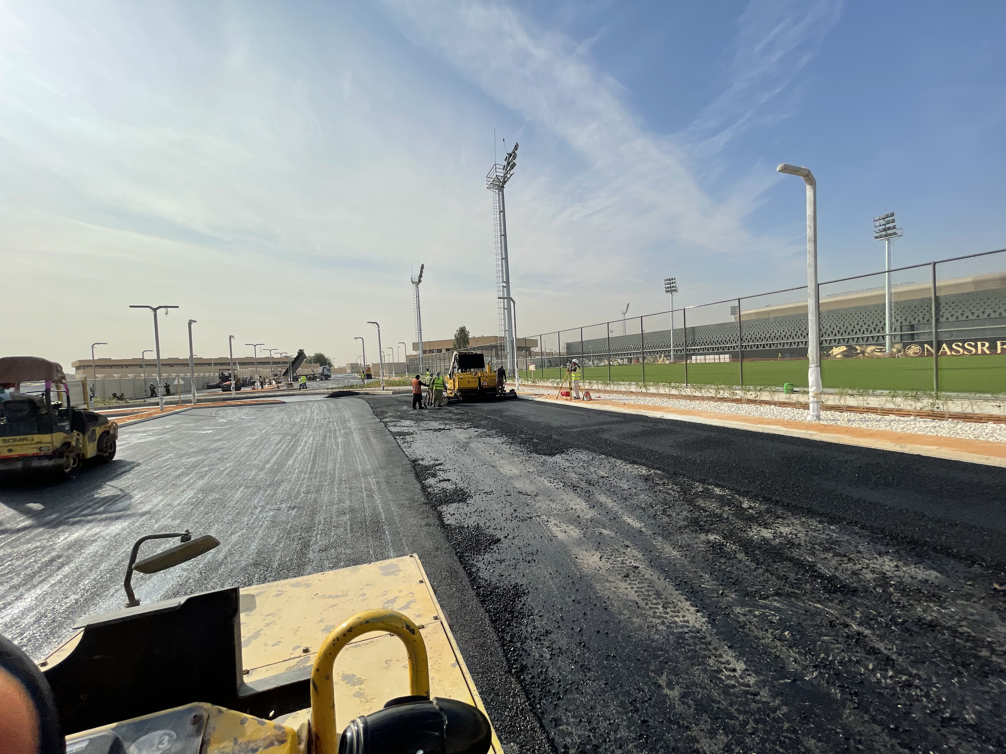 أعمال الرصف الملون